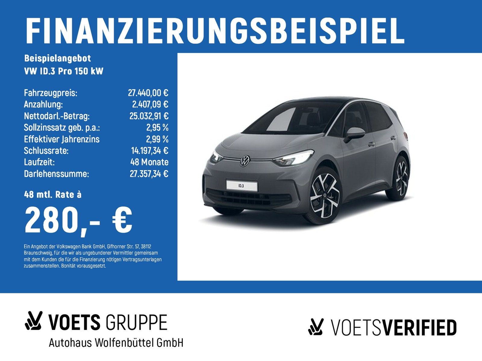 Volkswagen ID.3 Pro 150 kW NAVI+RearView+LED