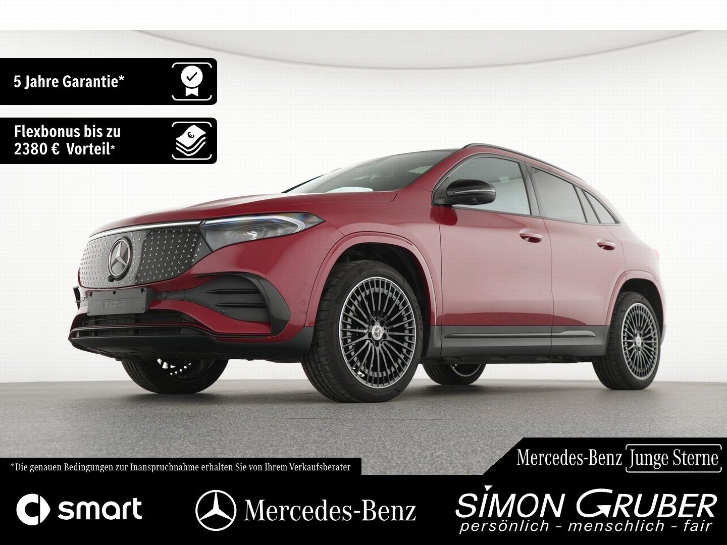 Fahrzeugabbildung Mercedes-Benz EQA 350 4M AMG Night Burm HUD Ambi Pano 360 AHK