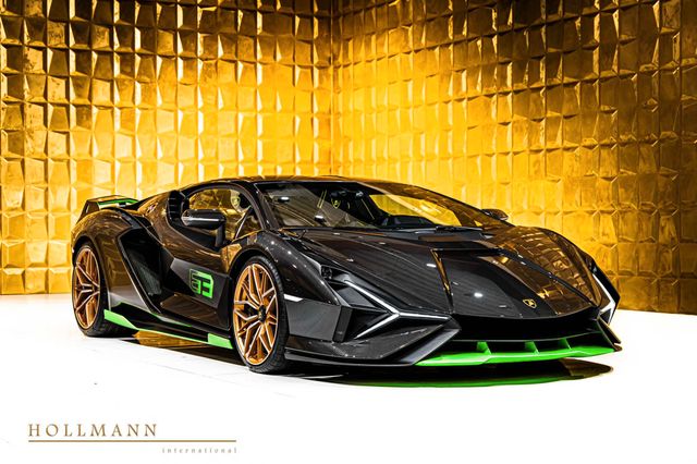 Lamborghini Sian +Fading Fluo Painting+