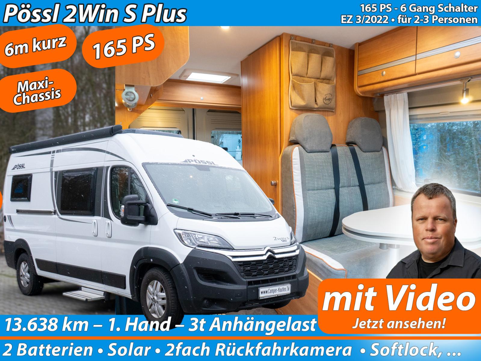 Pössl 2Win S Plus MaxiChassis 165PS Solar 1.Hd