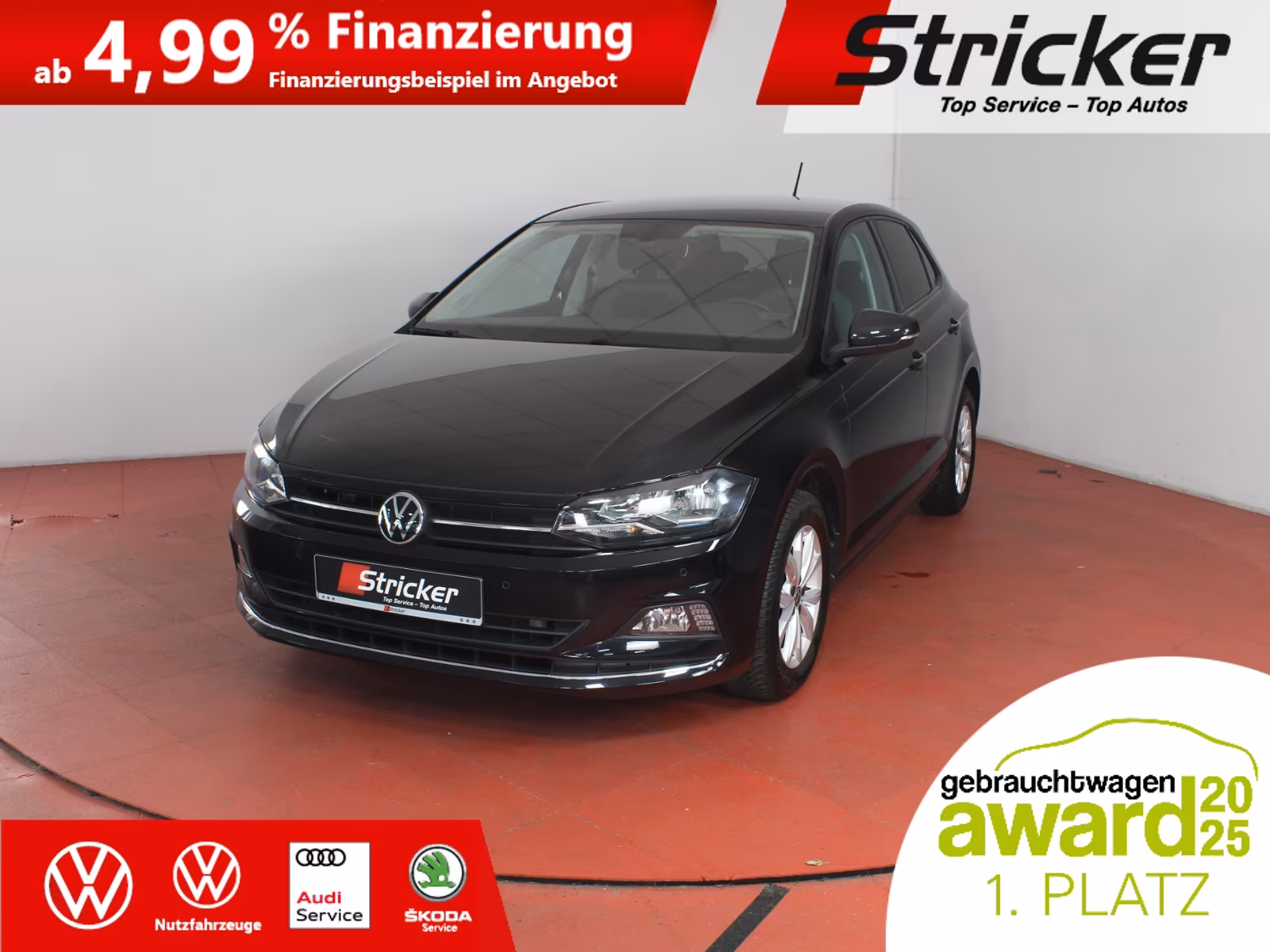 Volkswagen Polo   Highline 1.0TSI 154,-ohne Anzahlung Navi