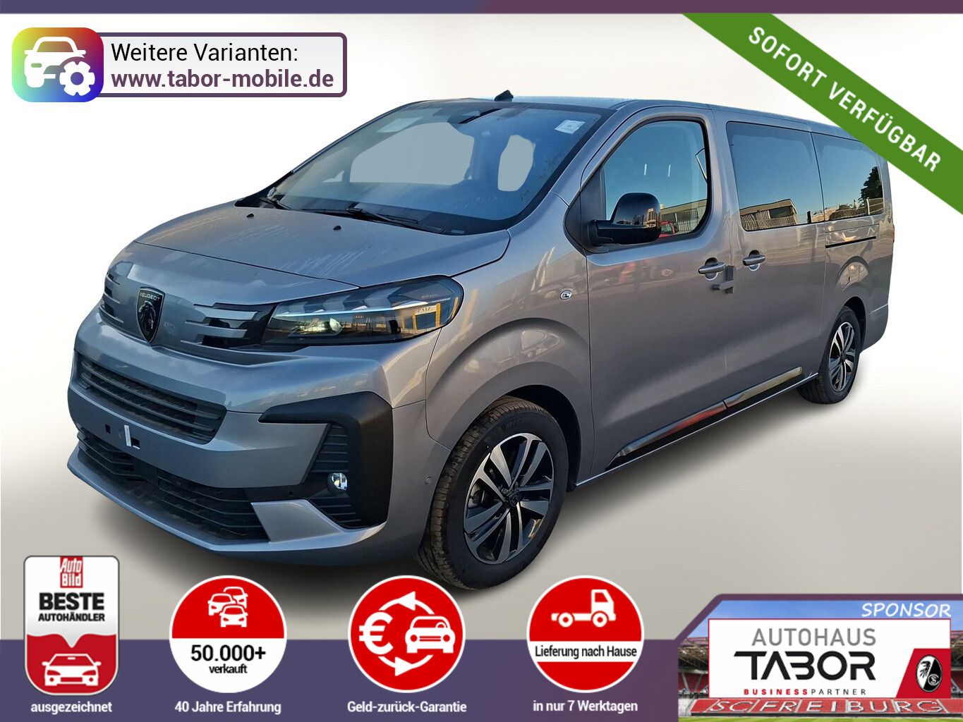 Peugeot Traveller L3 Allure Pano Kam Nav Leder SHZ Massa