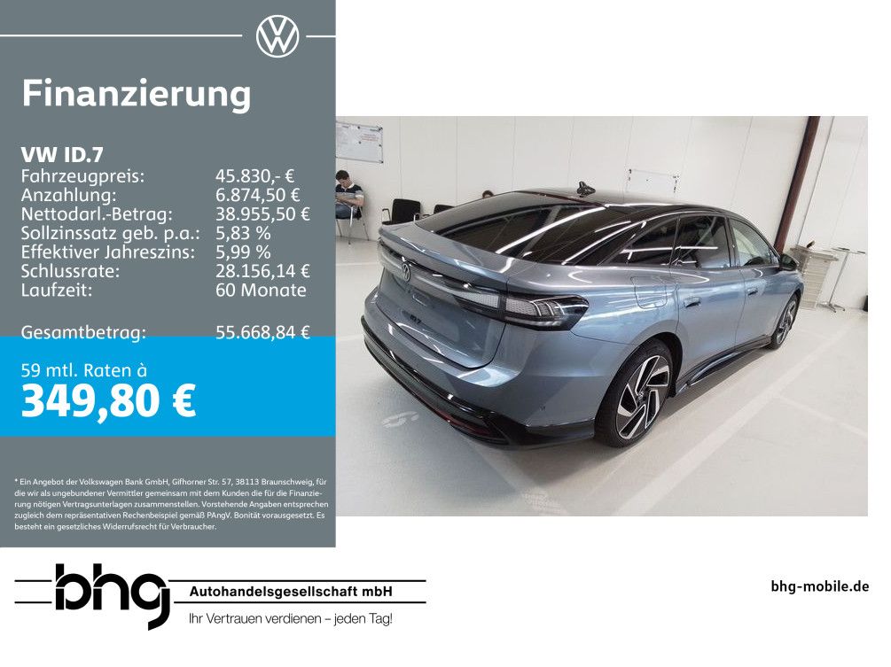Volkswagen ID.7 Pro Navi Klima Kamera