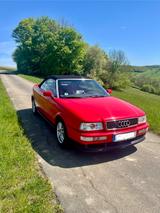 Audi Cabriolet 2.0 - Neues Verdeck - TÜV 07.27 - rote Audi Cabriolet
