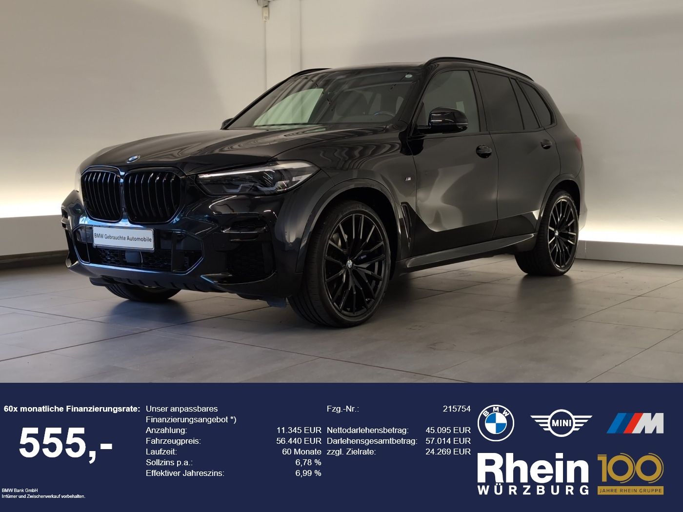 BMW X5 xDrive30d M Sport Navi/LED/AHK/360°/Pano/ACC