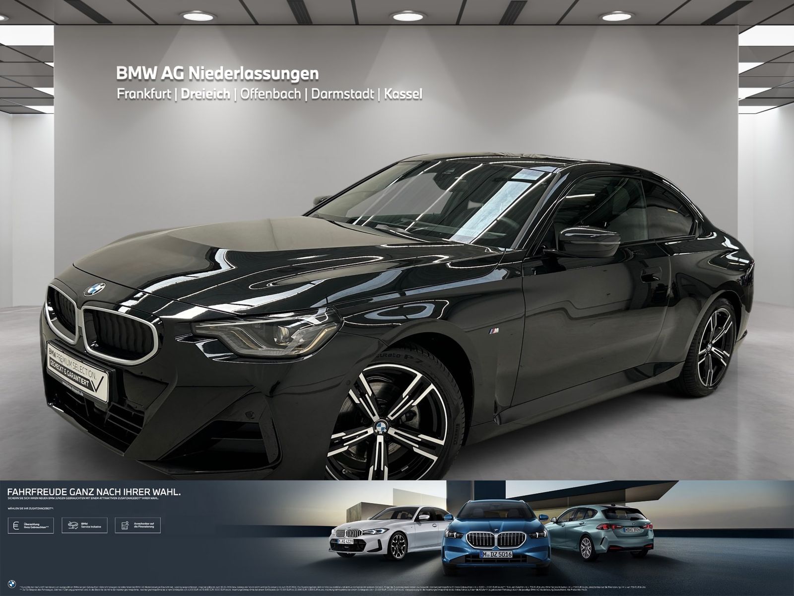 BMW 220i Coupé M Sport Navi AHK Kamera HiFi LED