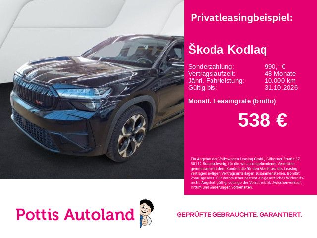 Skoda Kodiaq 2.0 TSI DSG 4x4 RS STDHZG PANO AHK NAVI