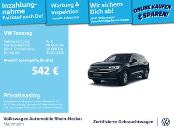 Volkswagen Leasingangebot: Volkswagen Touareg 3.0 TDI Elegance 4Motion Navi AHK Kamera