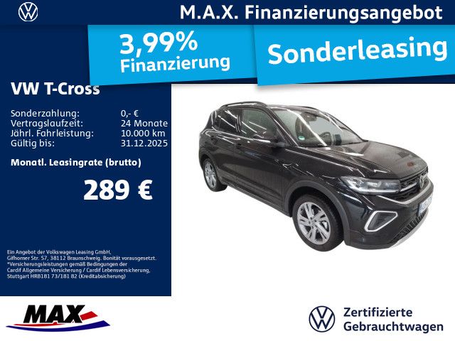 T-Cross 1.0 TSI DSG R-LINE IQ.LIGHT+AHK+NAVI+