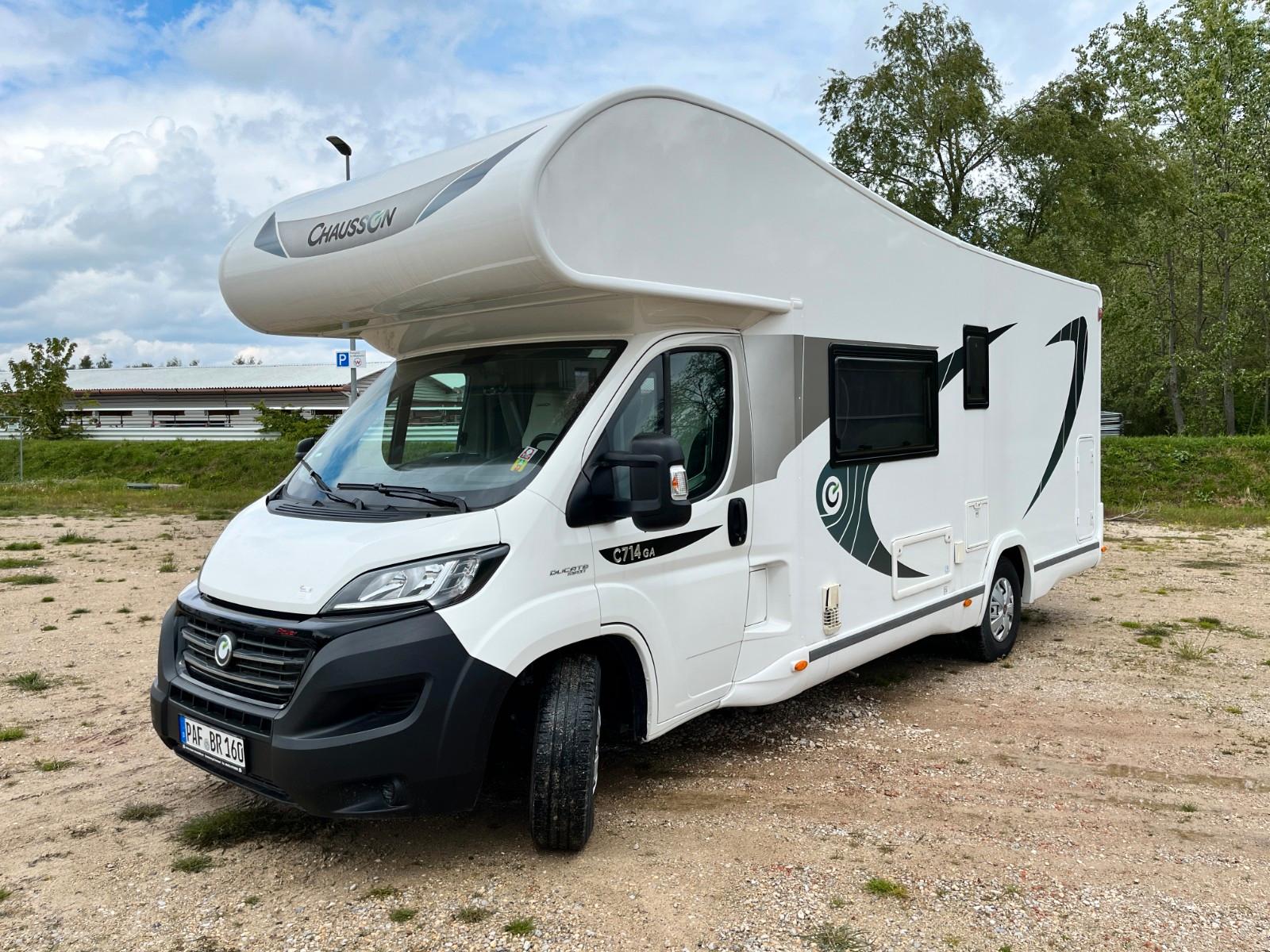 Chausson C714 GA 160PS AHK Radio Kamera Markise Radträger