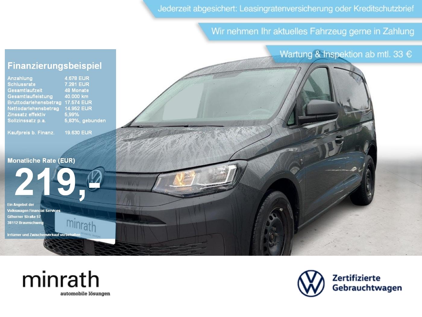 Volkswagen Caddy Cargo 2.0 TDI 6-Gang KLIMA+NAVI+BT+SHZ+PDC