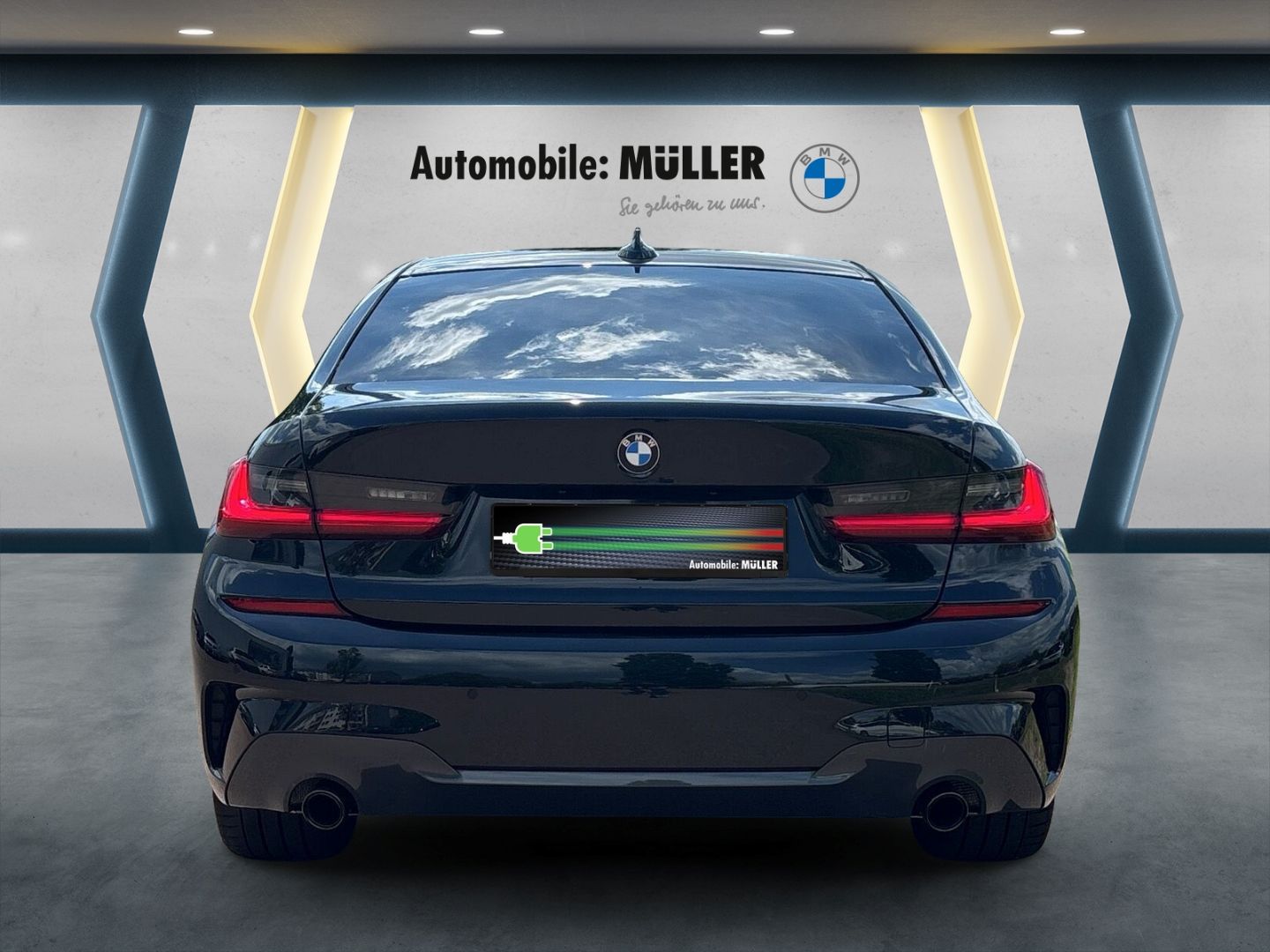 BMW 318 d Limousine M Sport Sportpaket Navi Leder Di foto 4