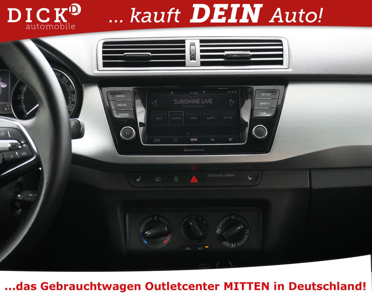 Fahrzeugabbildung SKODA Fabia Com 1.0TSI Ambit NAVI+SHZ+PDC+MFL+TEMP+APP