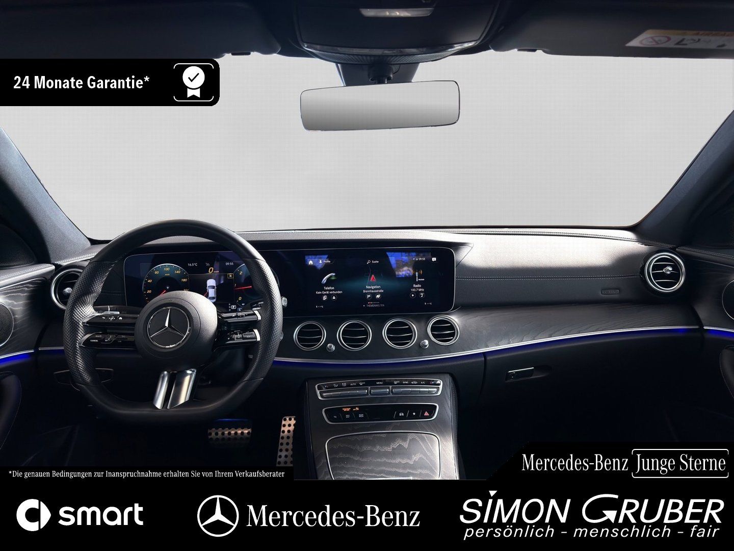 Fahrzeugabbildung Mercedes-Benz E 220 d 4M AMG Line IntExt Widescreen LED Kamera