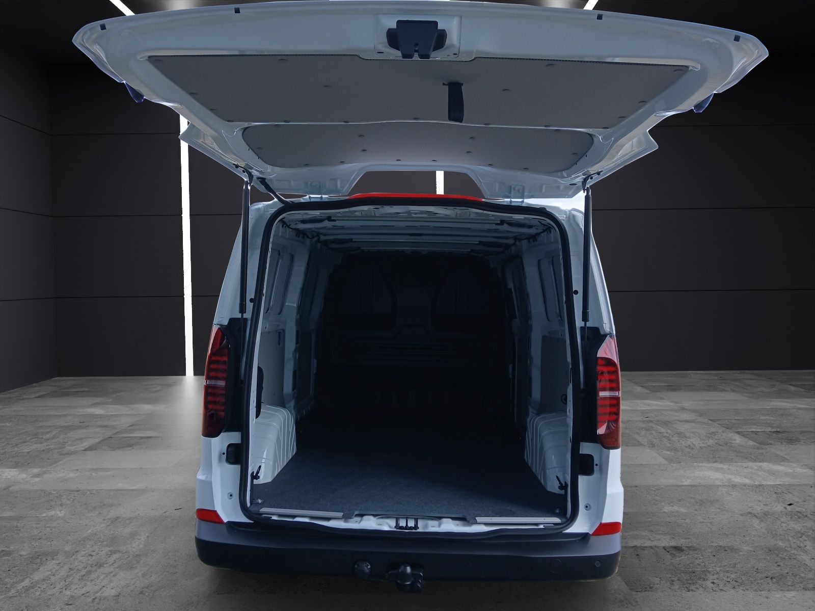 Fahrzeugabbildung Volkswagen T7 e-Transporter Kasten BEV 100 kW LR AHK, REAR