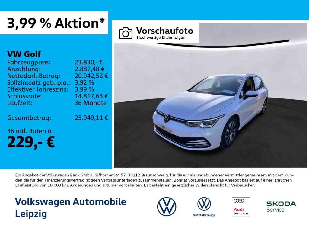 Volkswagen Golf VIII 1.5 TSI Active *AHK*ACC*PDC*RFK*Navi