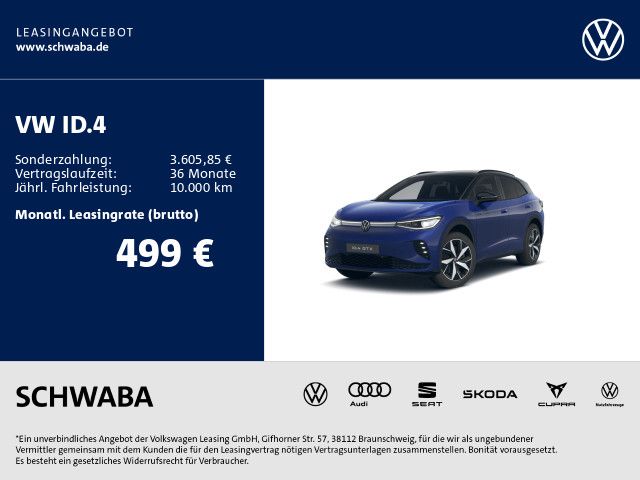 Volkswagen ID.4 GTX AHK*NAV*IQ.LIGHT*R-KAM imagem 2
