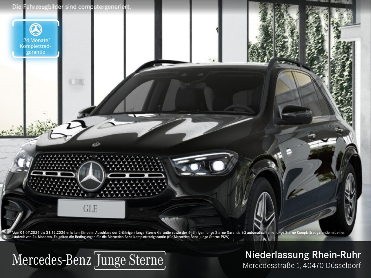 Mercedes-Benz GLE 300 d 4M AMG Adv. Night Pano DISTR AHK Airm