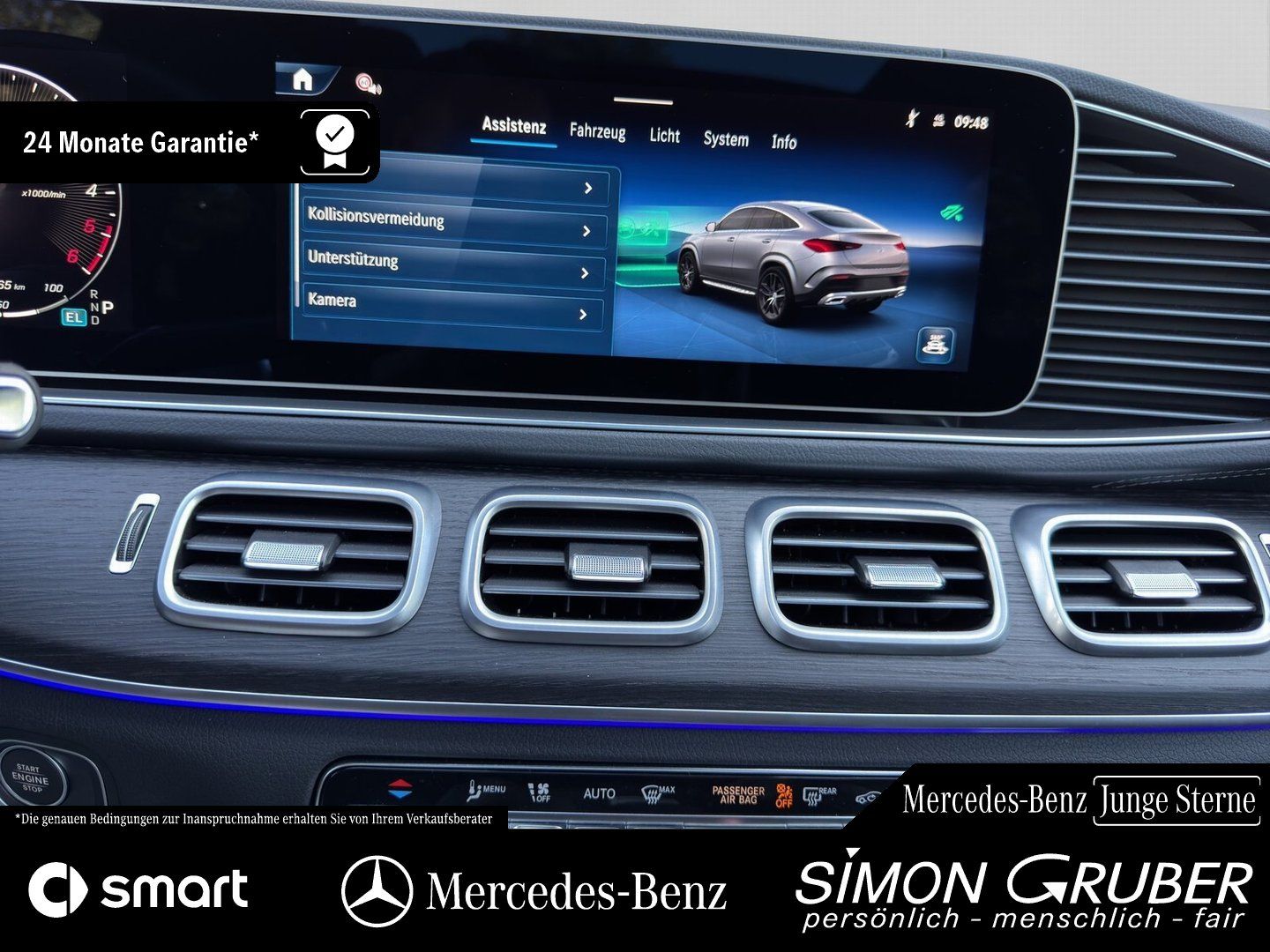 Fahrzeugabbildung Mercedes-Benz GLE 350 de 4M Coupe Sitzklima Airmatic Pano Burm