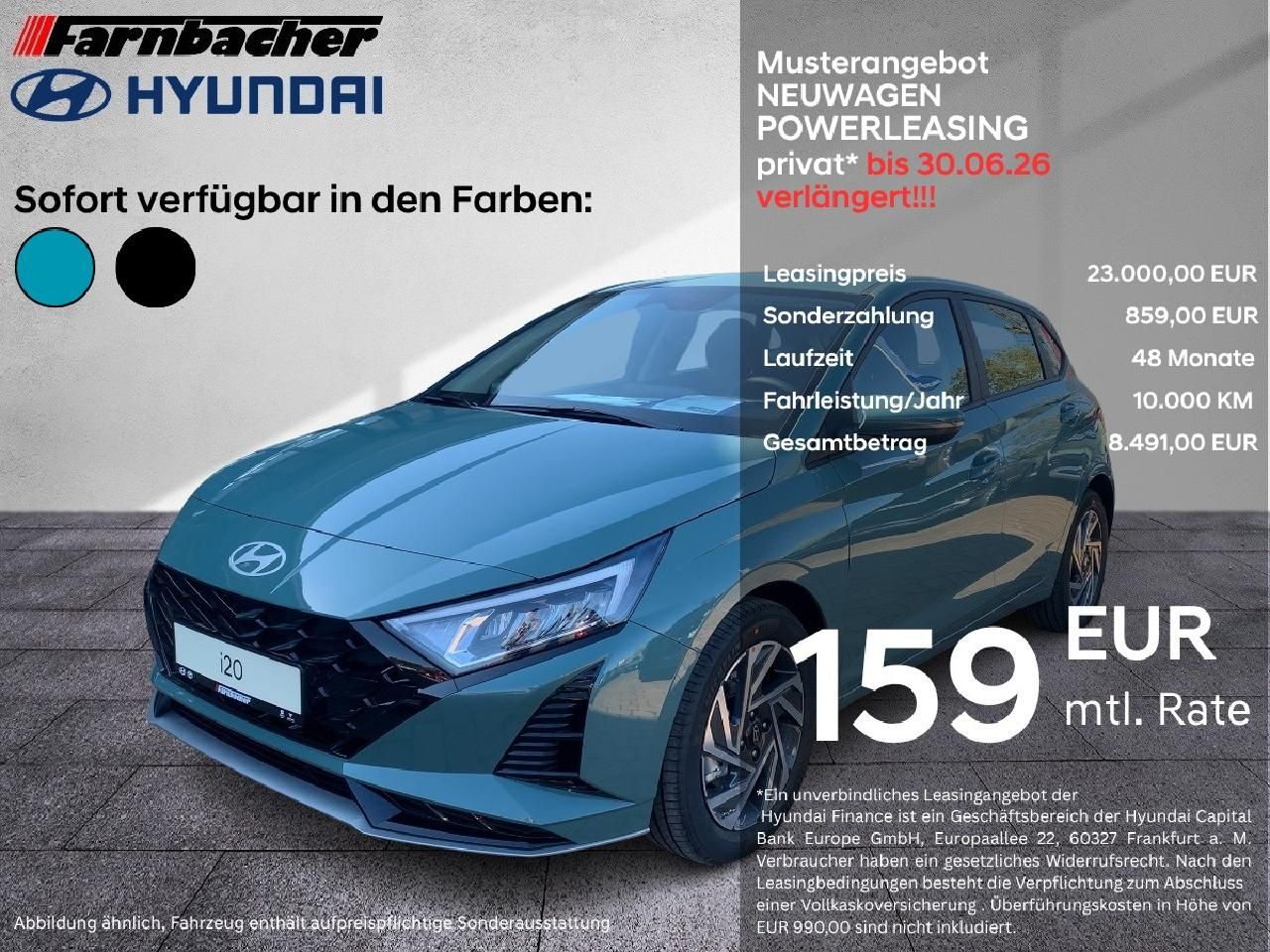 Fahrzeugabbildung Hyundai i20 Trend Komfort Bose POWER LEASING BIS 30.06.*