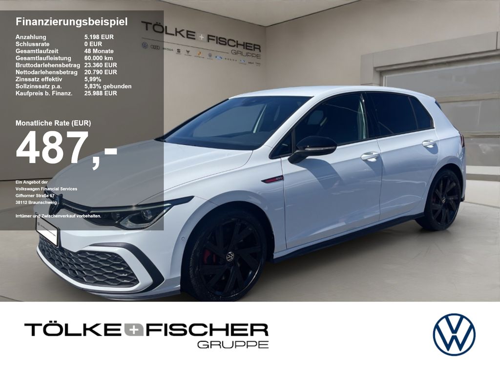Abbildung Leasingangebot Volkswagen Golf VIII 2.0 TSI GTI ACC AUT Kam. Navi Sportp.
