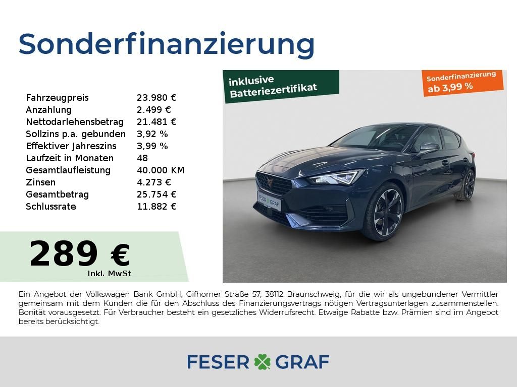 Cupra Leon 1.4 TSI Hybrid LED*NAVI*PDC*ACC*18"