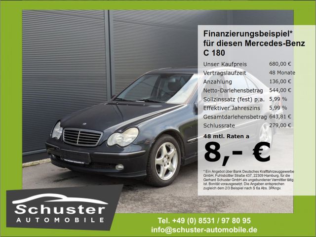 Mercedes-Benz C 180 Avantgarde*AHK Tempom Glas-SD 2-Zon-Klima