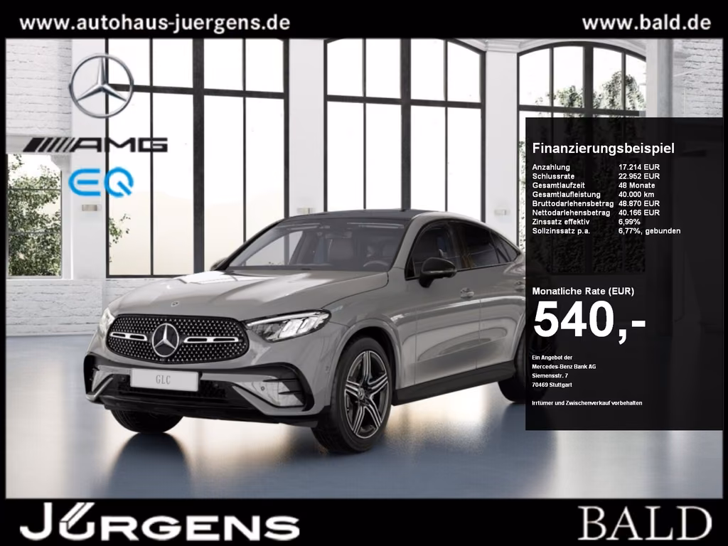 MercedesBenz GLC 200 4M Cp AMGSportPanoAHKNight36020 2025