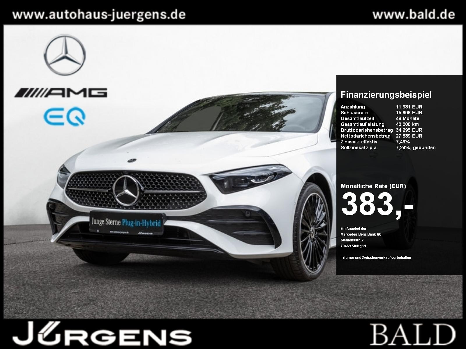 Mercedes-Benz A 250 e AMG-Sport/MLB/Pano/Night/Cam/Ambi/19'