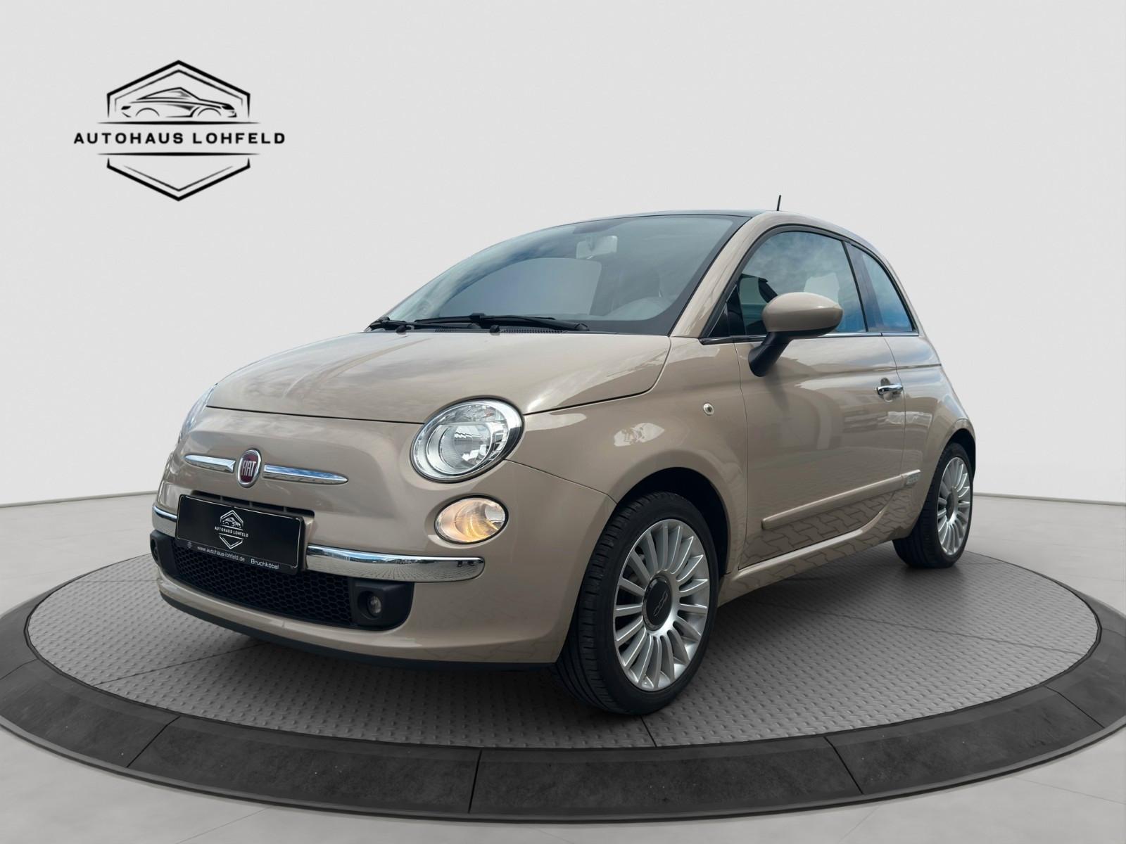 Fiat 500 Lounge *PANORAMA DACH*SCHECKHEFT*