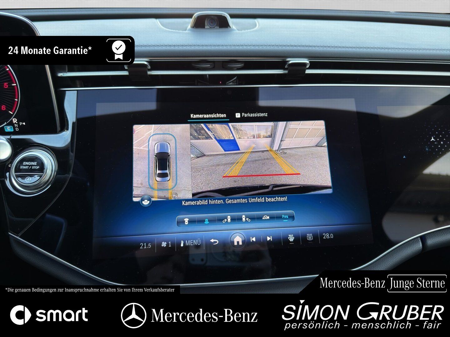 Fahrzeugabbildung Mercedes-Benz E 220 d AMG Superscreen Night 20" Burm 360° Digi