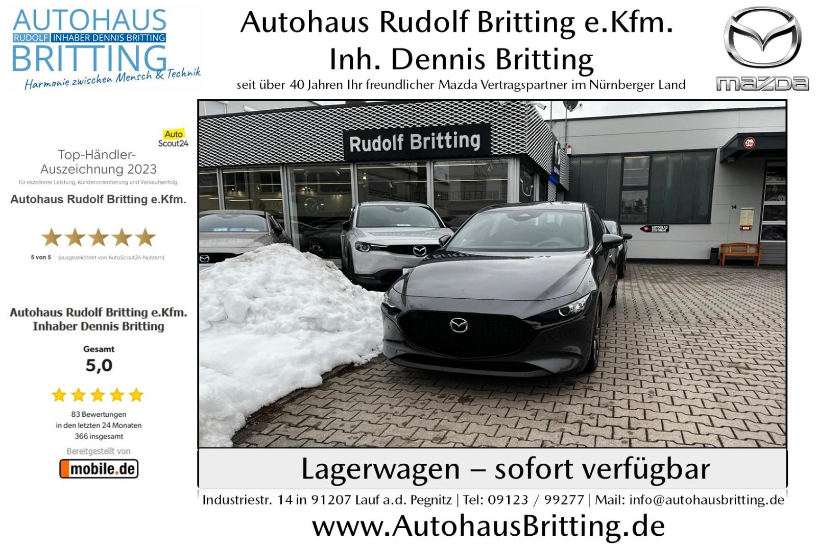 Mazda 3 Benzin 140PS 6AG Centre-Line Daso-Paket