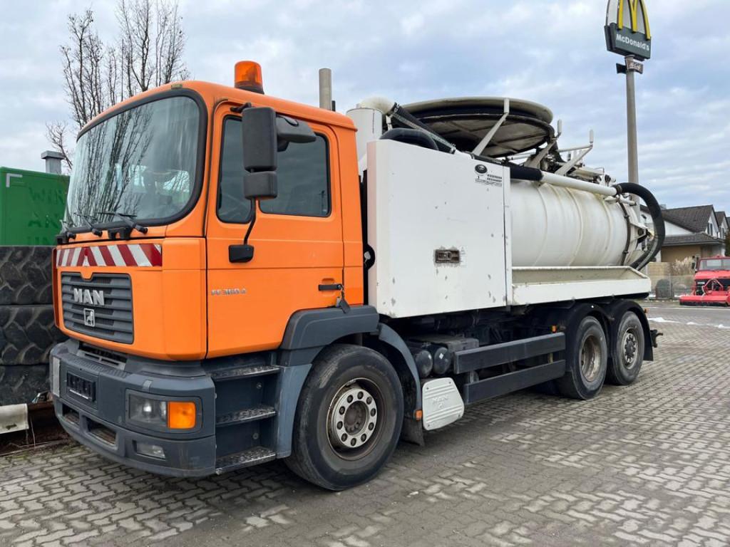 MAN F2000 26.360 6x2 Saug + Spülwagen Wiedemann + Re