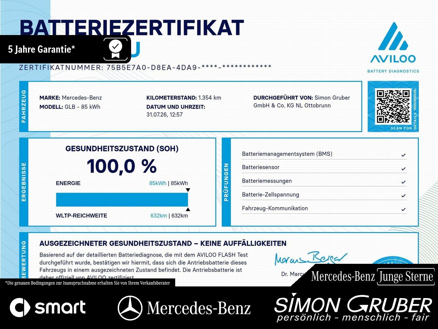Fahrzeugabbildung Mercedes-Benz GLB 350 4M EQ AMG Panorama Superscreen AHK