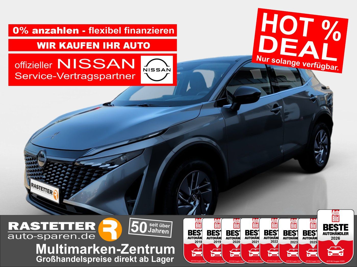 Nissan Qashqai acenta ACC+Kamera+Keyless+Winter+SmartNa