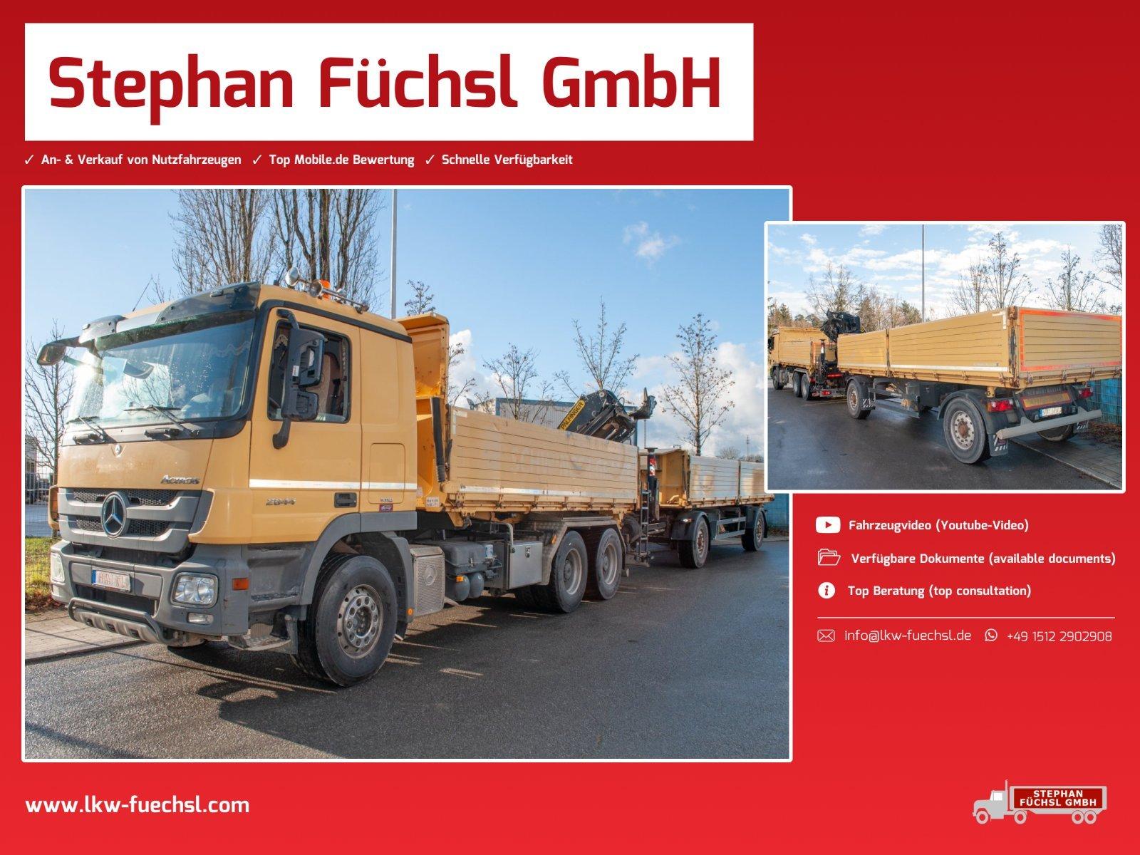 Mercedes-Benz Actros 2644L 6x4 Kipper Palf. PK20001 Funk  absa