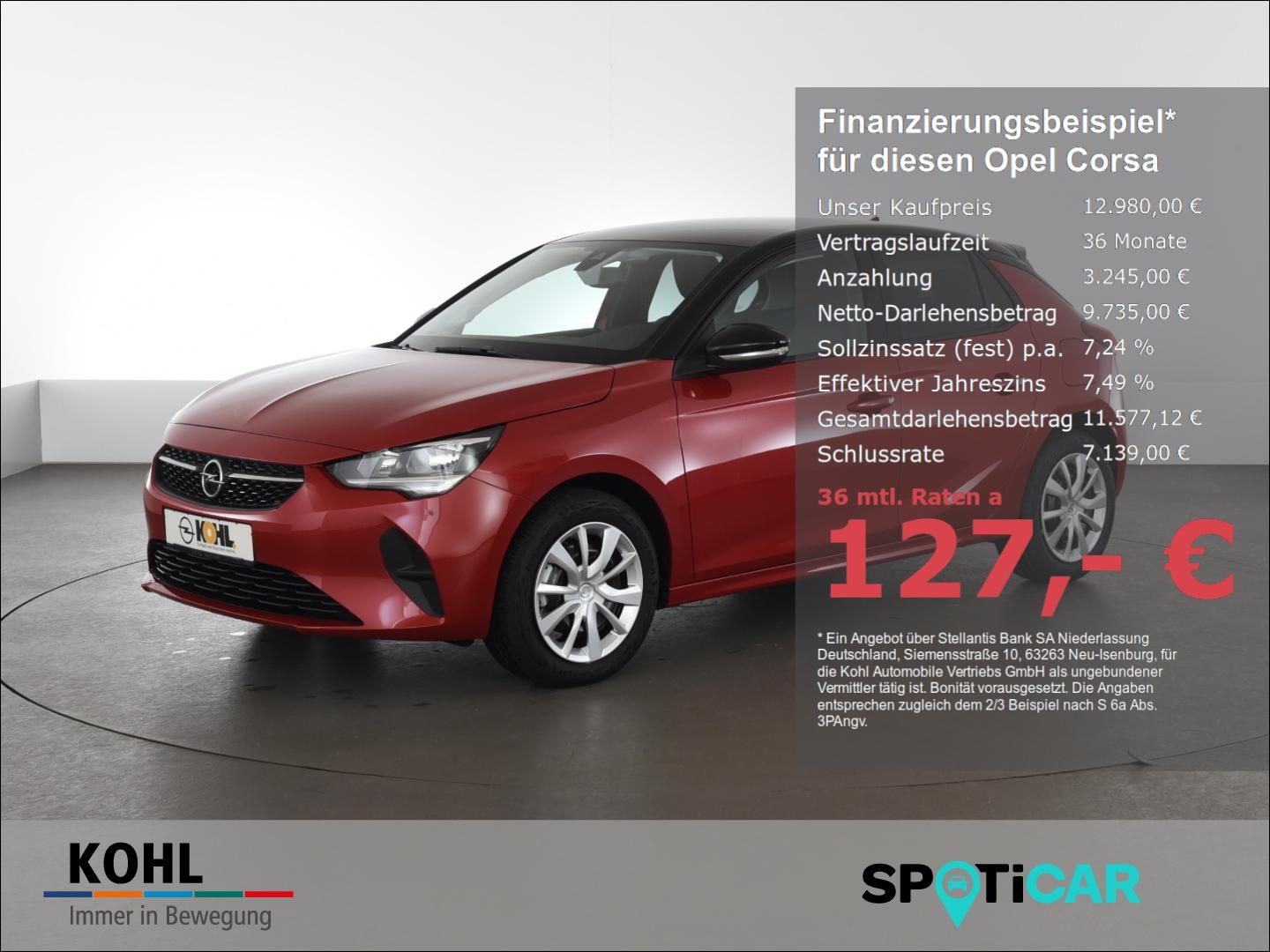 Opel Corsa F Edition 1.2 Turbo 100 PS Navi LED Rückfa