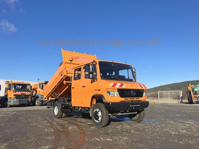 Mercedes-Benz 816 DoKa Vario 4x4*Palfinger Kran*Meiller*90 Tkm