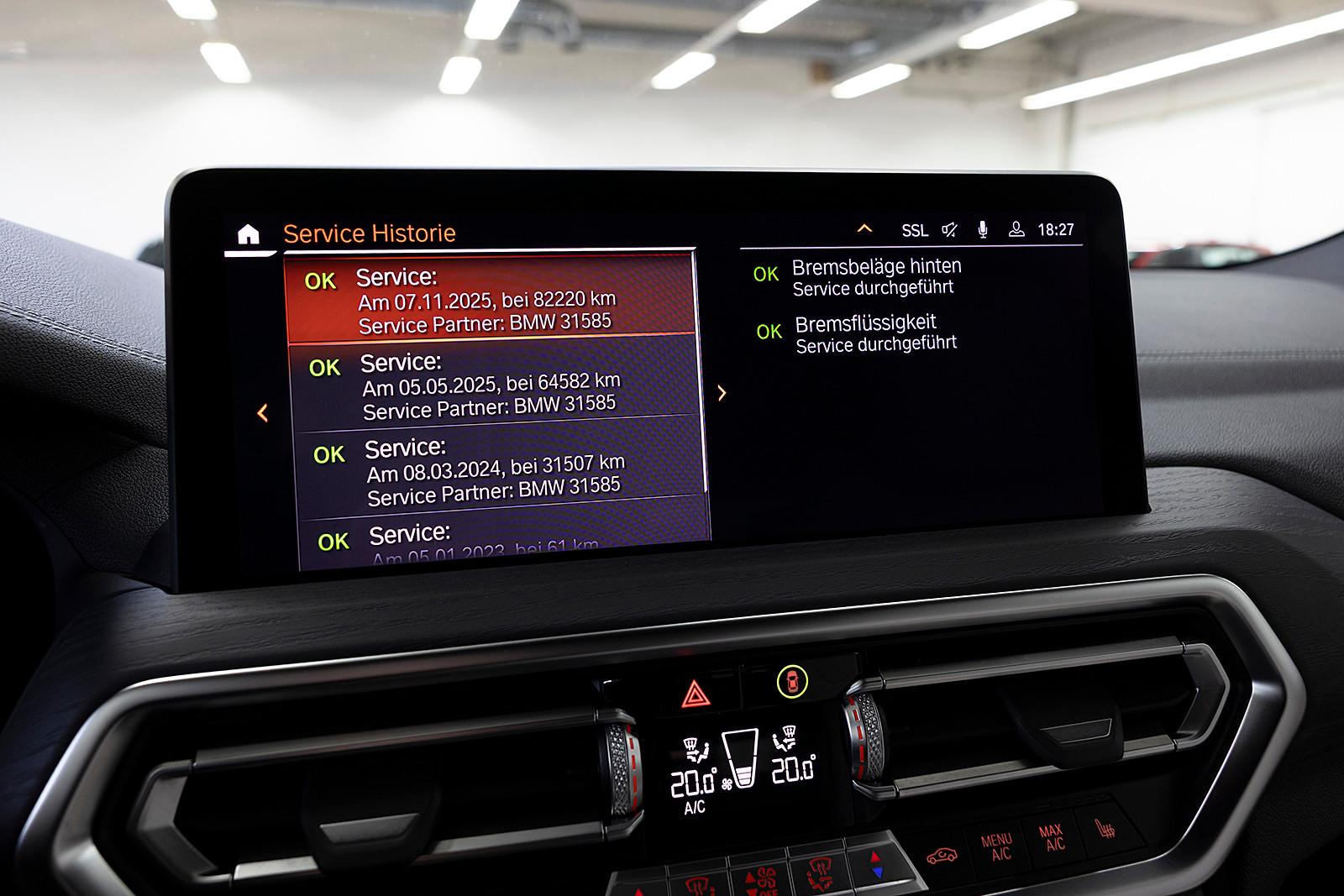 BMW X3 M40dX SAG LASER LCP HUD ACC MEM KAM HiFi 20"