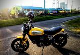 Ducati Scrambler 800 Icon Originalzustand - DUCATI GELB