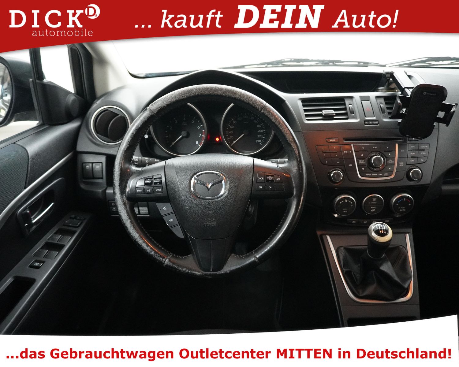 Fahrzeugabbildung Mazda 5 2.2 Sendo >GEPFLEGT+7-SITZ+KLIMA+SHZ+TEMP+PDC+