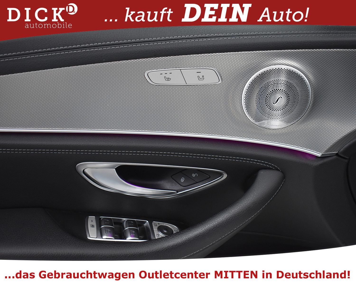 MERCEDES-BENZ E350d 2X AMG Line NIGHT+PANO+WIDES+BURMS+KAM+20" - Image 23