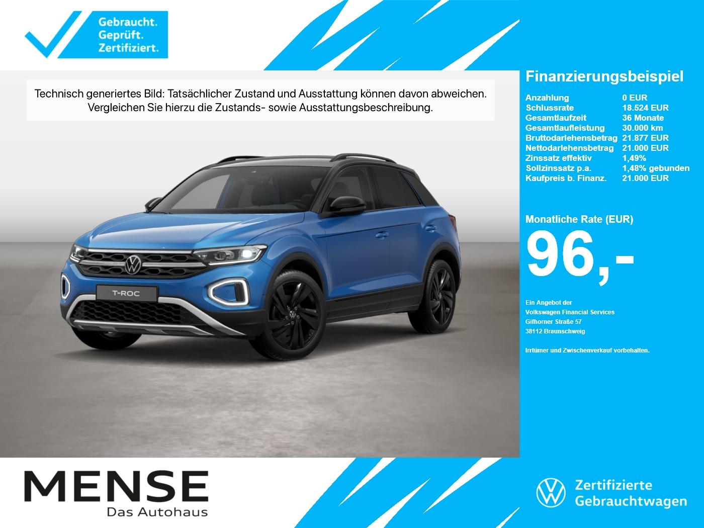 Volkswagen T-Roc 1.0 TSI Style CarPlay ACC LED Navi Alcant.