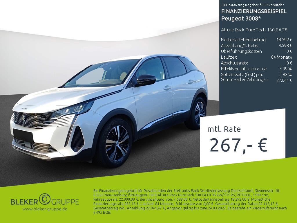 Peugeot 3008 Allure Pack PureTech 130 EAT8
