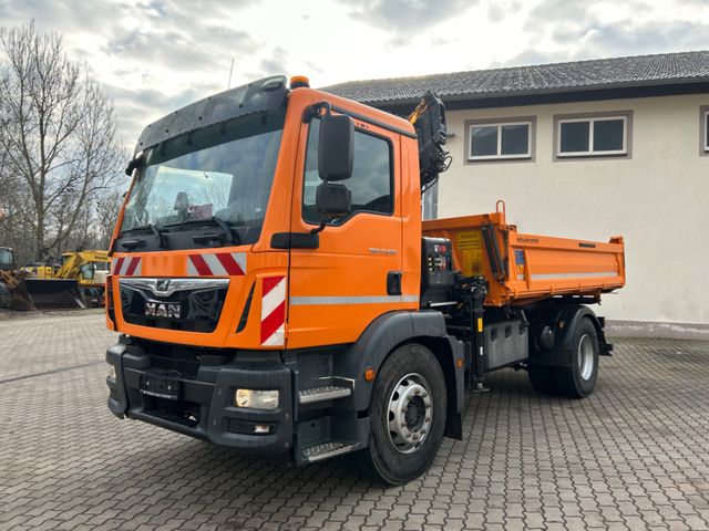 MAN TGM 15.290 BB 4x2 Kipper Kran / UNFALL