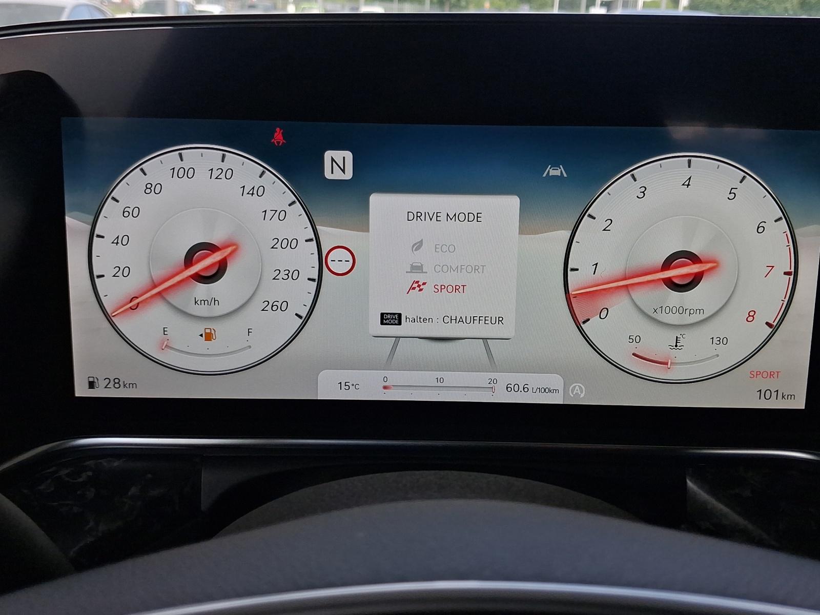 Genesis G90 T Mild Hybrid 3.5 AWD Pano B&O HuD 5-Sitzer