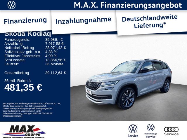 Kodiaq 2.0 TDI DSG Sportline 4x4 LED+PANO+AHK+VC