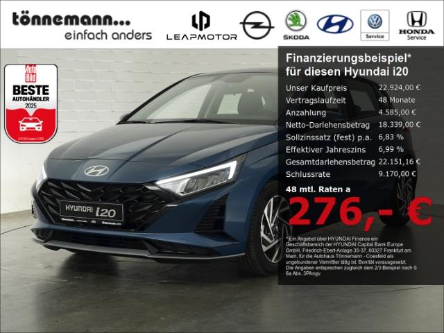 Hyundai i20 FACELIFT T-GDI TREND DCT+VOLL LED+NAVI+RÜCKF