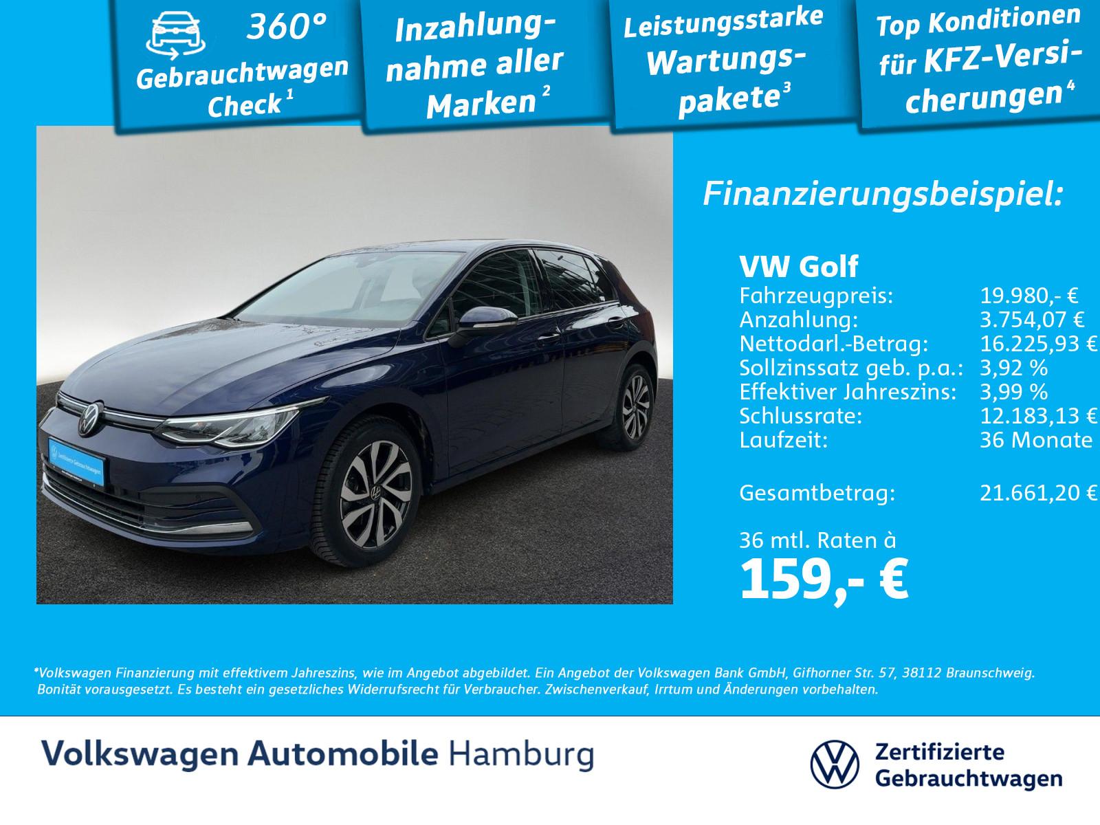 Volkswagen Golf VIII 2.0 TDI Active Lenkradhzg ACC CarPlay
