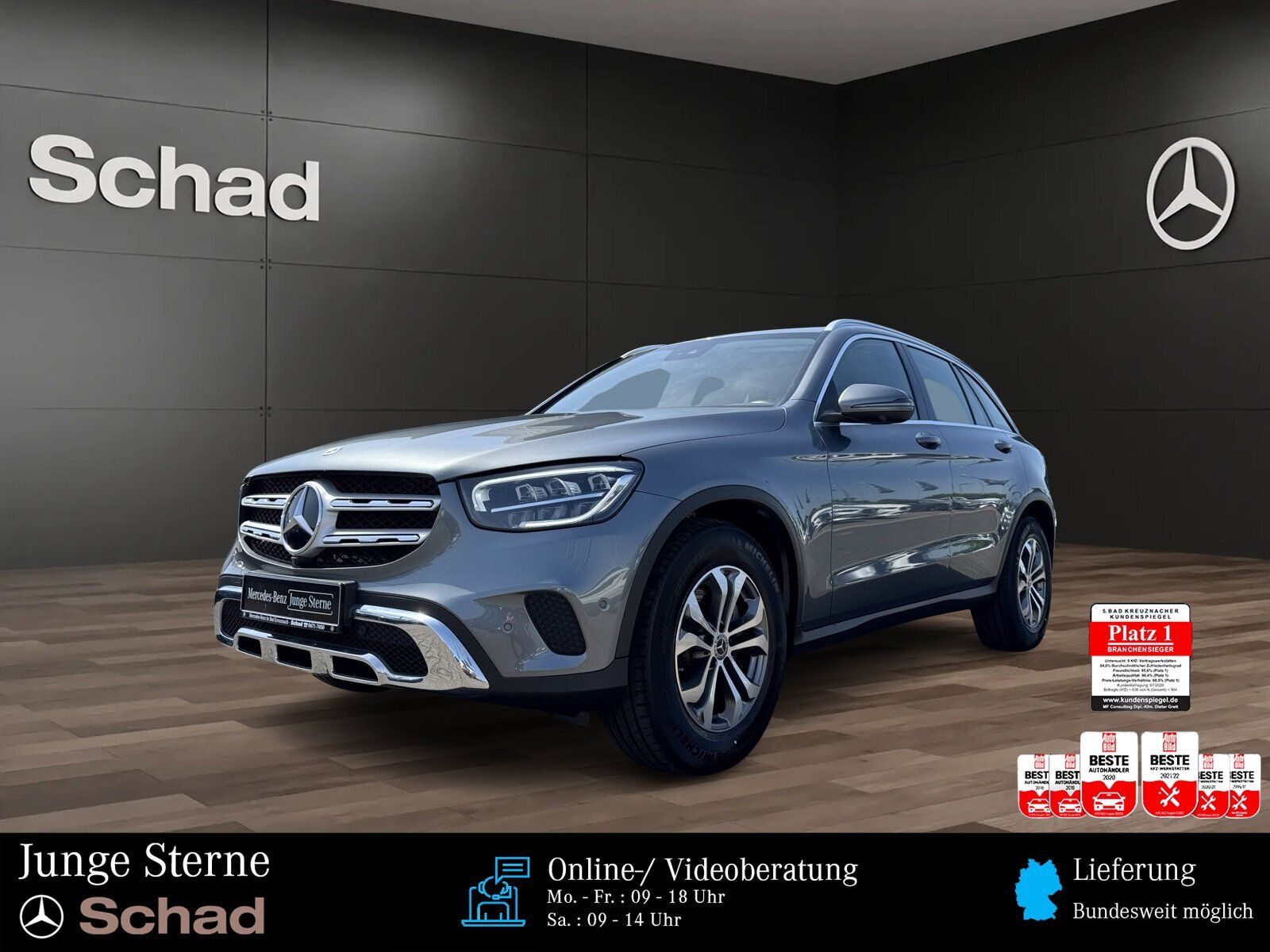 MERCEDES-BENZ GLC 220 d 4M NAVI+360°+LED+ASSIST+EASY-P+CARPLAY